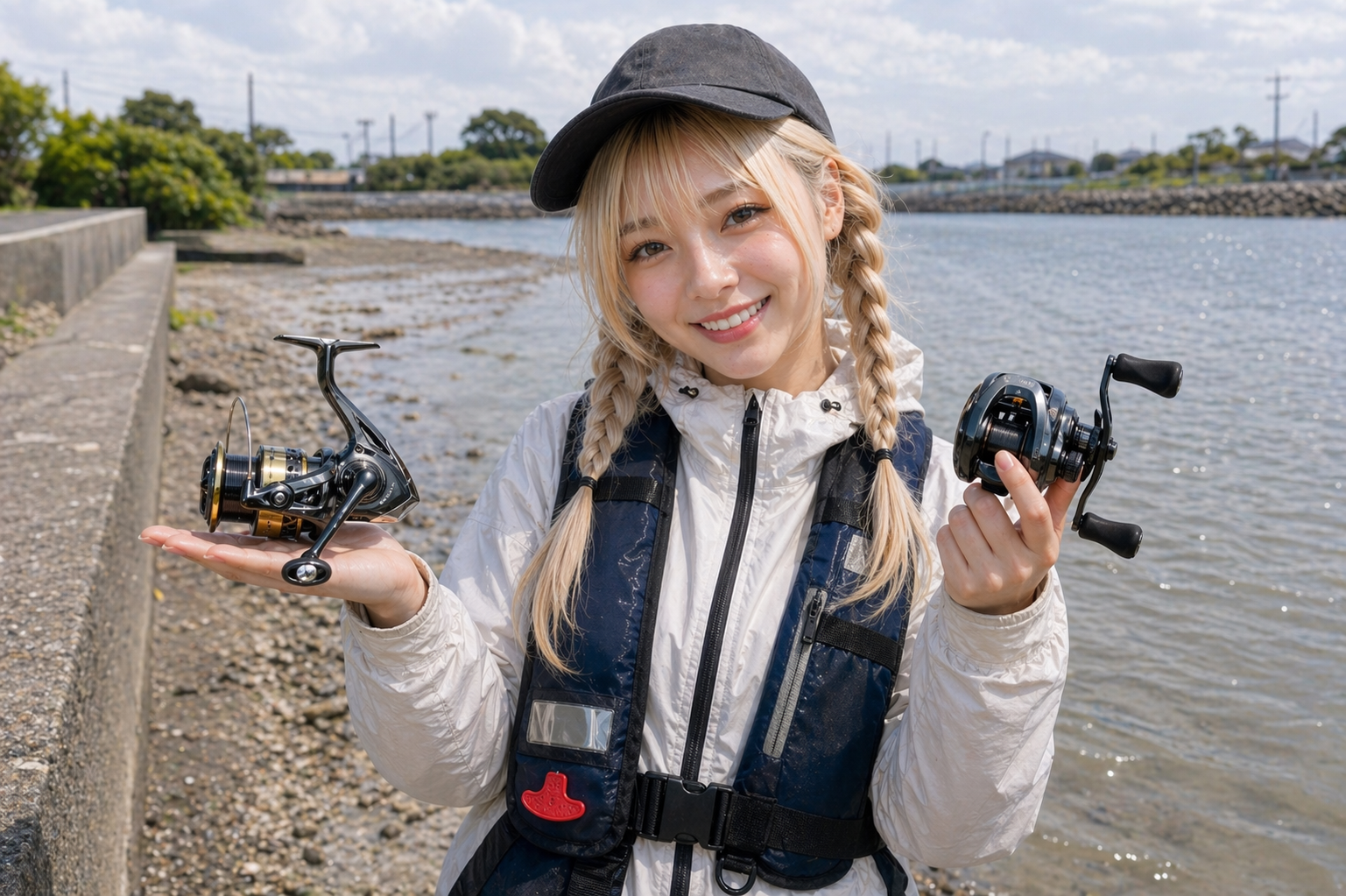 チニングリールで先に決めることのイメージ