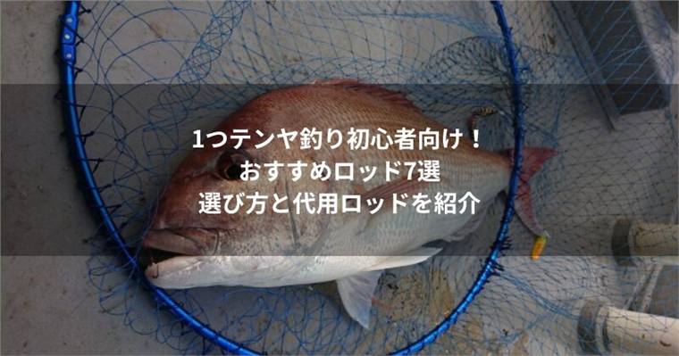 一つテンヤ釣り初心者向け!おすすめロッド7選選び方と代用可能なロッドを徹底紹介!