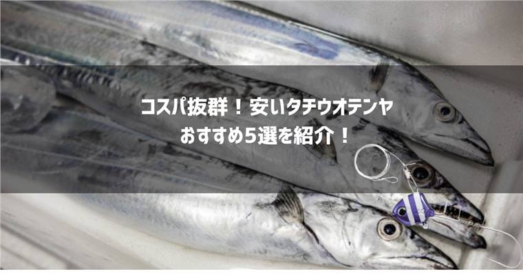 コスパ抜群!安いタチウオテンヤおすすめ5選を紹介!