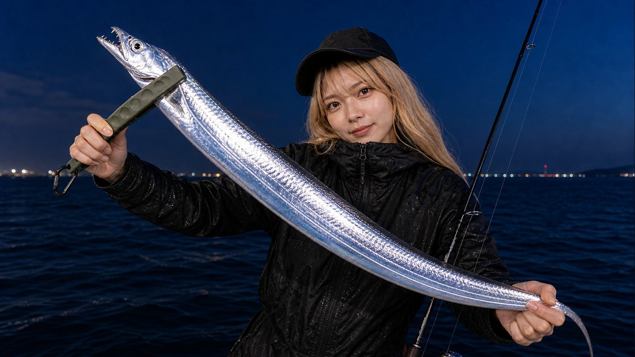 太刀魚ルアー夜釣りは何を投げる?堤防で使う種類とおすすめを紹介