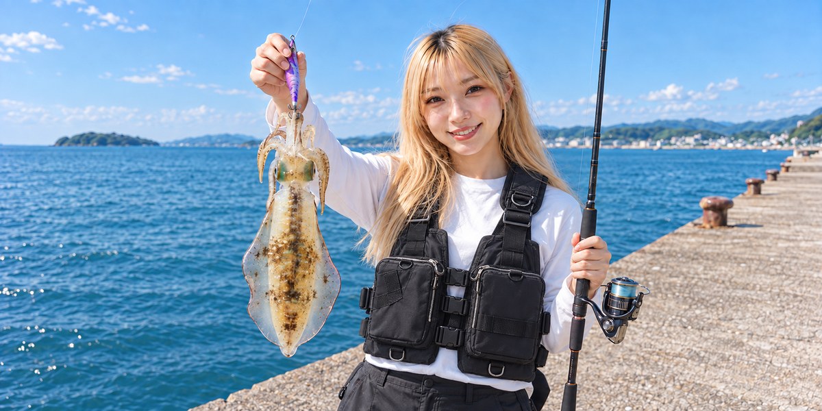 初心者向けエギングロッドの選び方！釣り場とエギに合わせた8本を紹介