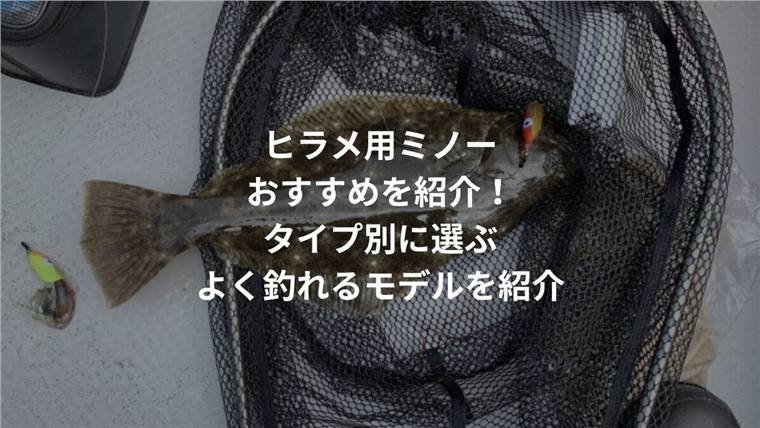 ヒラメ用ミノーおすすめ7選|タイプ別に選ぶよく釣れるモデルを紹介