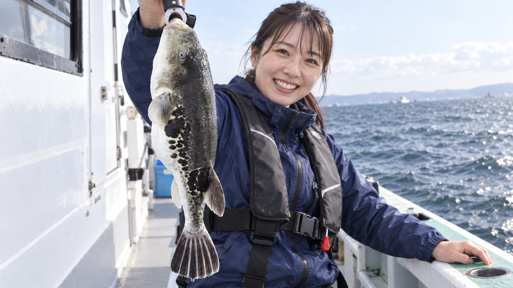 カットウフグの釣り方は?時期とタックル、エサの付け方から合わせ方まで解説