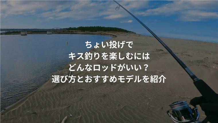 キスのちょい投げロッドは何mがいい?長さ・オモリ負荷・代用まで分かりやすく解説
