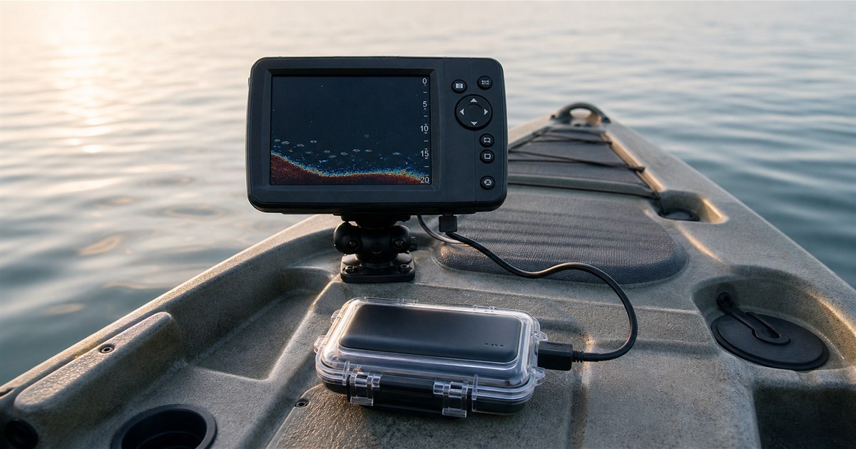魚探はモバイルバッテリーで動く？12V・15V出力とおすすめを紹介