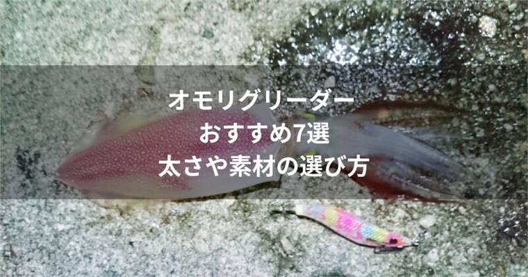 オモリグリーダーは何号が基準?長さ・素材・ダブルの選び方とおすすめ