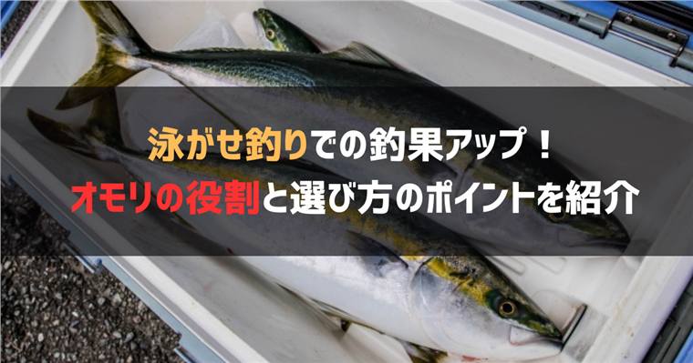 泳がせ釣りでの釣果アップ!オモリの役割と選び方のポイントを紹介