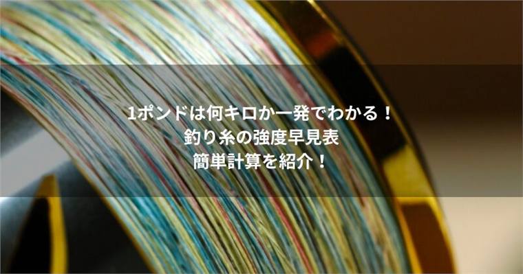 1ポンドは何キロ?20lb・25lb・70lbまでの換算早見表