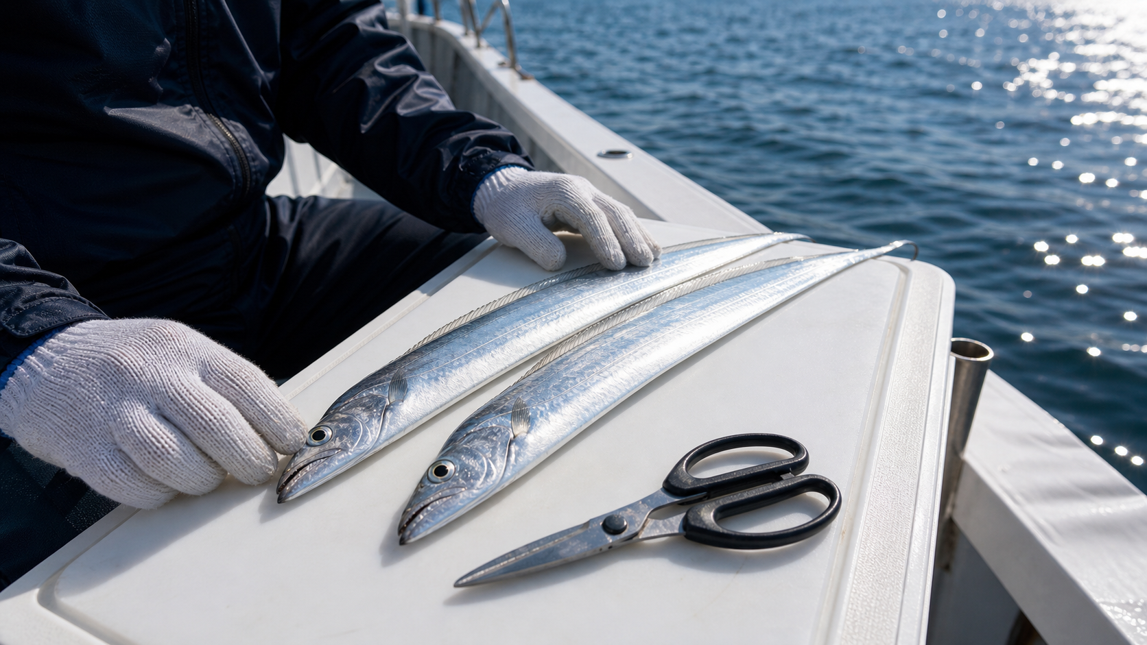 太刀魚の血抜きは必要？ハサミで締める場所と持ち帰り方